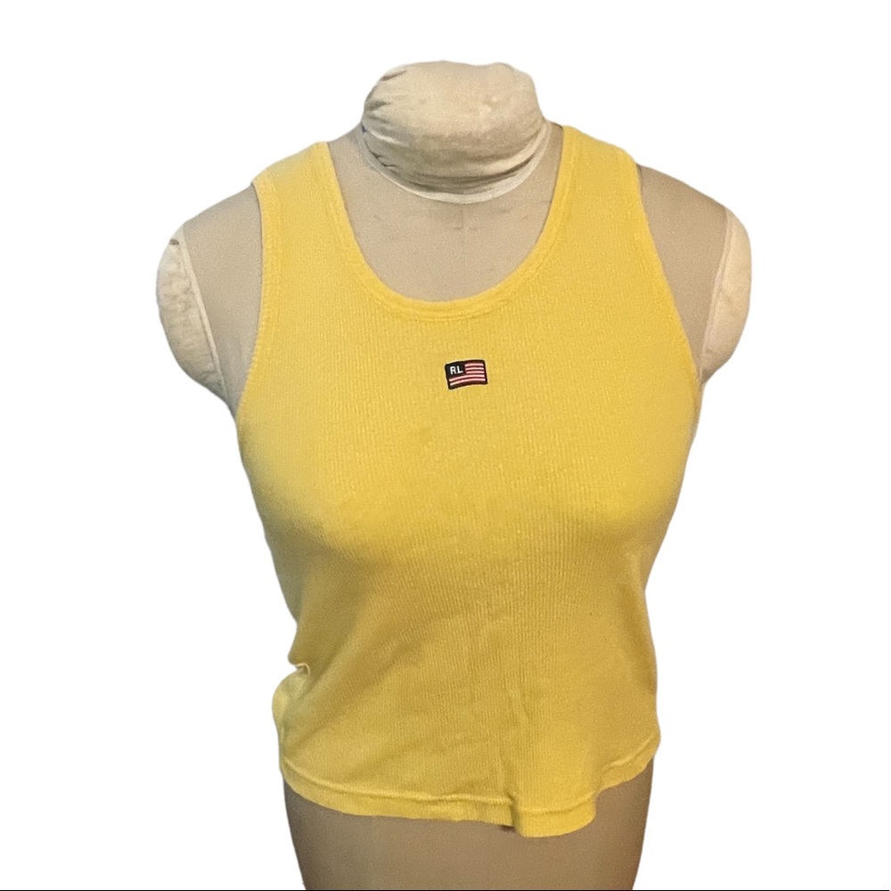 Polo Jeans Co. Ralph Lauren Yellow Tank